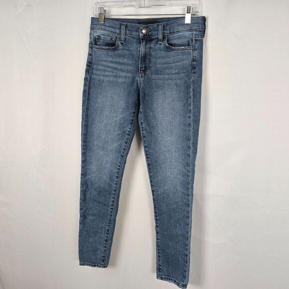 Joe's Jeans Women's 27 Blue Medium Wash The Icon Mid Rise Skinny Ankle - Picture 14 of 16